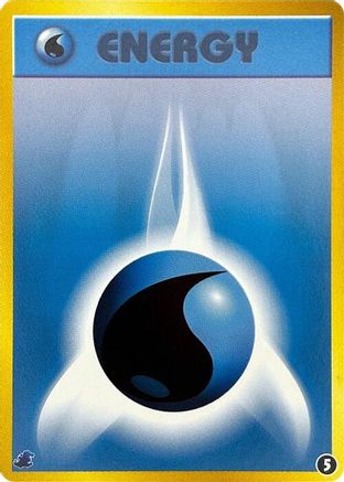 Basic Water Energy - 5 (Japanese)  5 - [Intro Pack Neo Totodile]