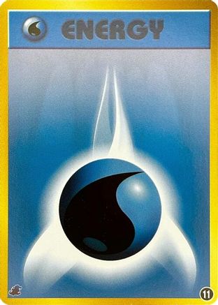 Basic Water Energy - 11 (Japanese)  11 - [Intro Pack Neo Totodile]