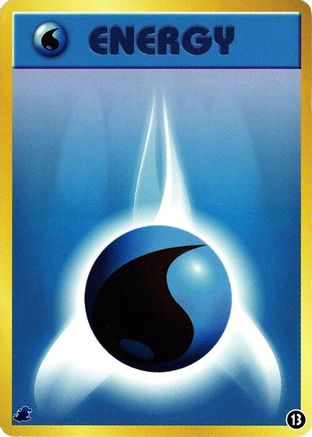 Basic Water Energy - 13 (Japanese)  13 - [Intro Pack Neo Totodile]