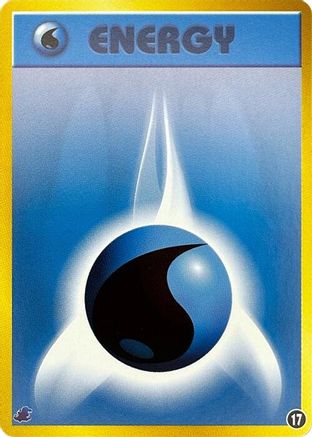 Basic Water Energy - 17 (Japanese)  17 - [Intro Pack Neo Totodile]