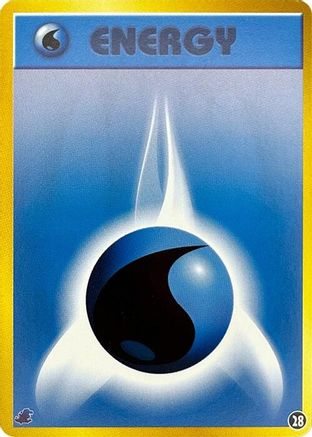Basic Water Energy - 28 (Japanese)  28 - [Intro Pack Neo Totodile]