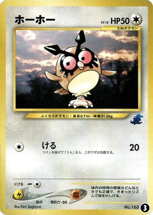 Hoothoot (Japanese)  3 - [Intro Pack Neo Totodile]