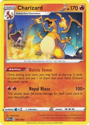 Charizard (001/015) [McDonald's Promos 2024 Collection] - Trinity Hobby