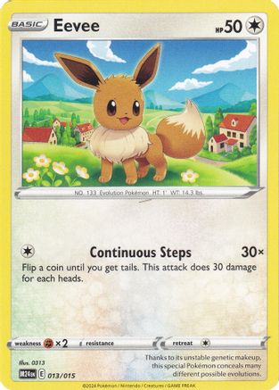 Eevee (013/015) [McDonald's Promos 2024 Collection] - Trinity Hobby