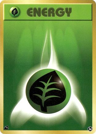 Basic Grass Energy - 34 (Japanese)  34 - [Intro Pack Bulbasaur]