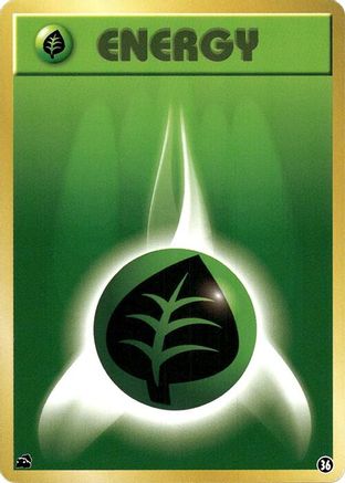 Basic Grass Energy - 36 (Japanese)  36 - [Intro Pack Bulbasaur]