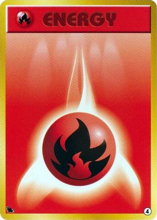 Basic Fire Energy - 4 (Japanese)  4 - [Intro Pack Squirtle]