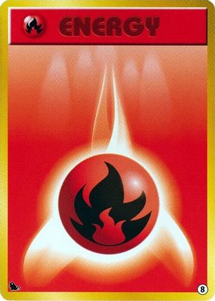 Basic Fire Energy - 8 (Japanese)  8 - [Intro Pack Squirtle]