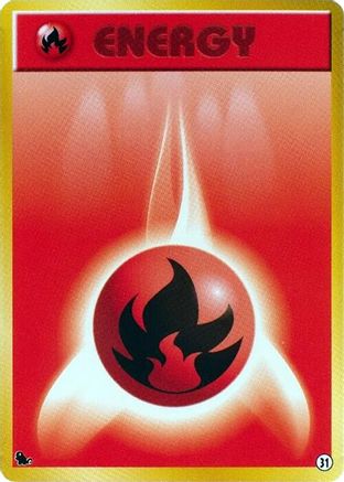 Basic Fire Energy - 31 (Japanese)  31 - [Intro Pack Squirtle]