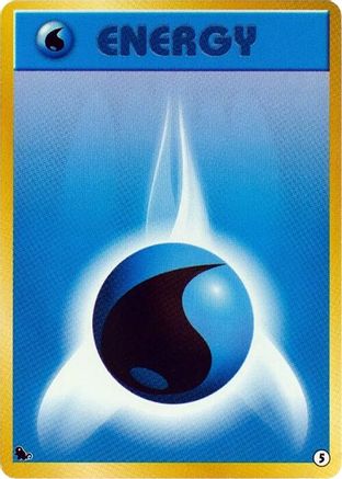 Basic Water Energy - 5 (Japanese)  5 - [Intro Pack Squirtle]