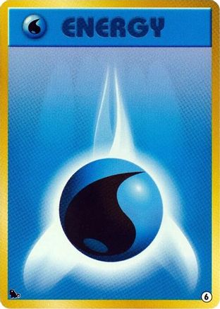 Basic Water Energy - 6 (Japanese)  6 - [Intro Pack Squirtle]