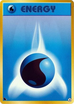 Basic Water Energy - 22 (Japanese)  22 - [Intro Pack Squirtle]