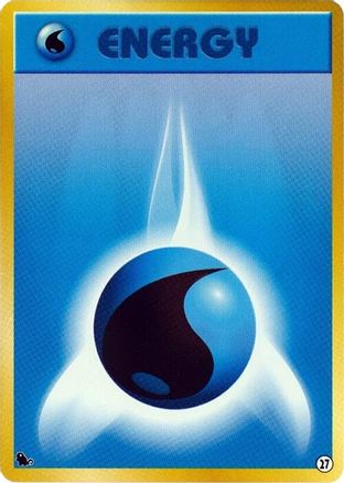 Basic Water Energy - 27 (Japanese)  27 - [Intro Pack Squirtle]