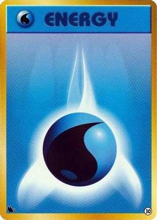 Basic Water Energy - 30 (Japanese)  30 - [Intro Pack Squirtle]
