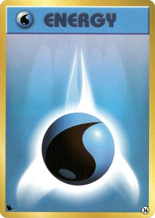 Basic Water Energy - 36 (Japanese)  36 - [Intro Pack Squirtle]