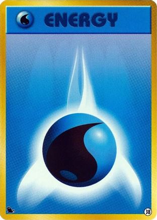 Basic Water Energy - 38 (Japanese)  38 - [Intro Pack Squirtle]