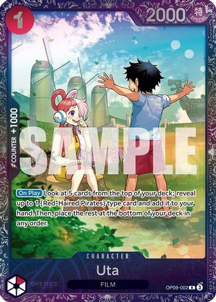 Uta (Treasure Cup 2025) (OP09-002) - [One Piece Promotion Cards] Foil - Trinity Hobby