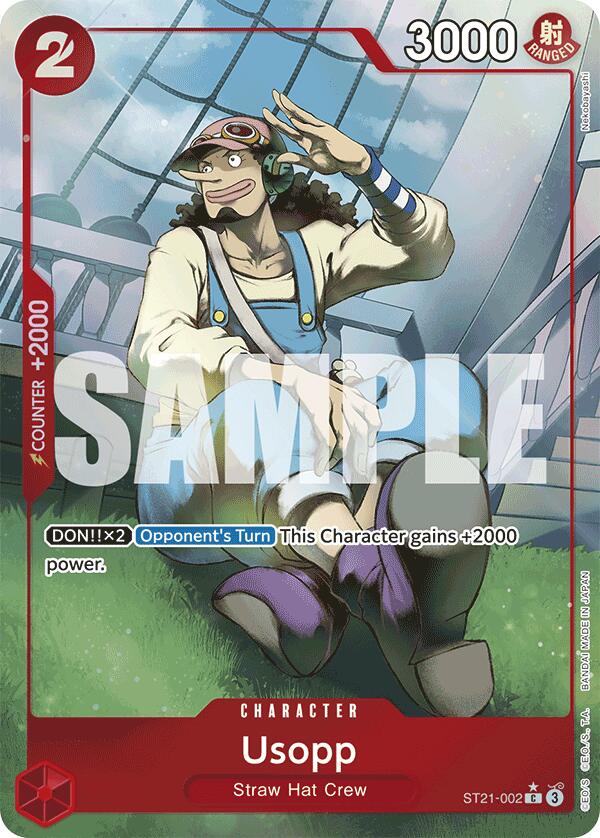Usopp (Parallel) (ST21-002) - [Starter Deck EX: Gear 5] Foil - Trinity Hobby