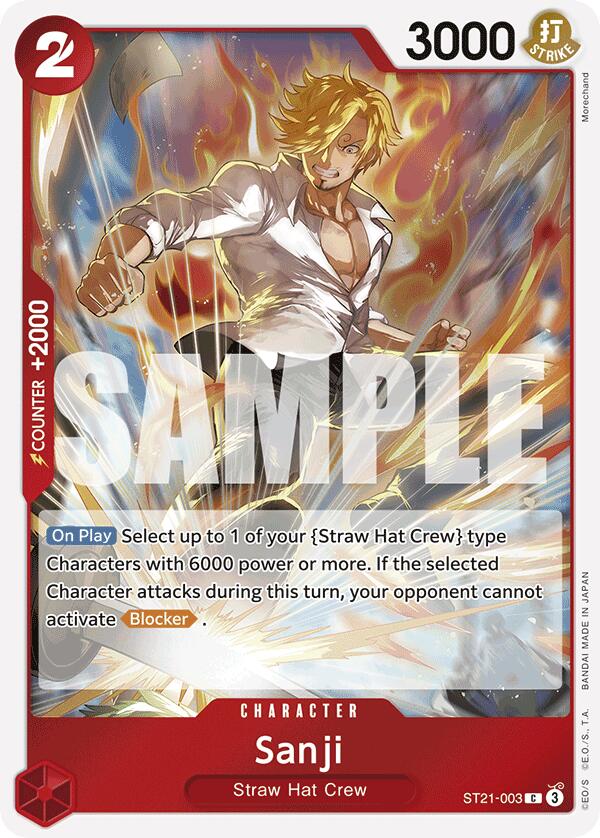 Sanji (ST21-003) - [Starter Deck EX: Gear 5] - Trinity Hobby