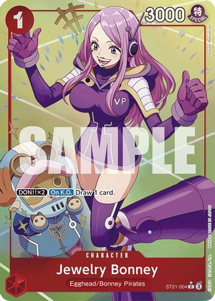 Jewelry Bonney (Parallel) (ST21-004) - [Starter Deck EX: Gear 5] Foil - Trinity Hobby