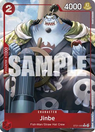 Jinbe (Parallel) (ST21-005) - [Starter Deck EX: Gear 5] Foil - Trinity Hobby