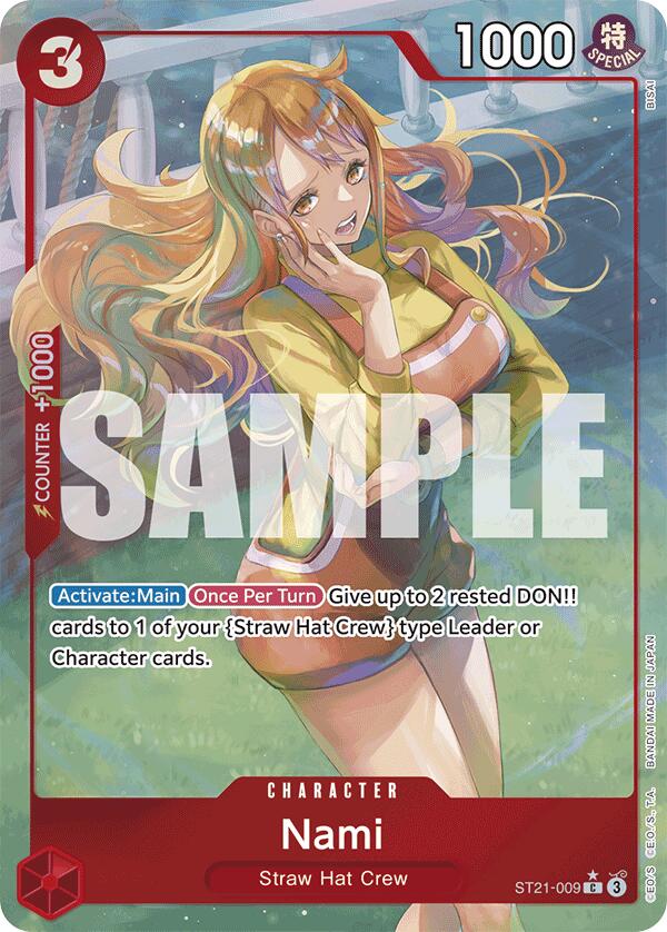 Nami (Parallel) (ST21-009) - [Starter Deck EX: Gear 5] Foil - Trinity Hobby