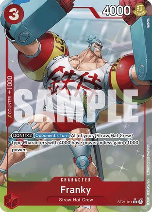 Franky (Parallel) (ST21-011) - [Starter Deck EX: Gear 5] Foil - Trinity Hobby
