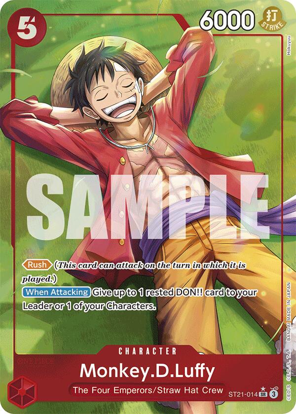 Monkey.D.Luffy (014) (Parallel) (ST21-014) - [Starter Deck EX: Gear 5] Foil - Trinity Hobby