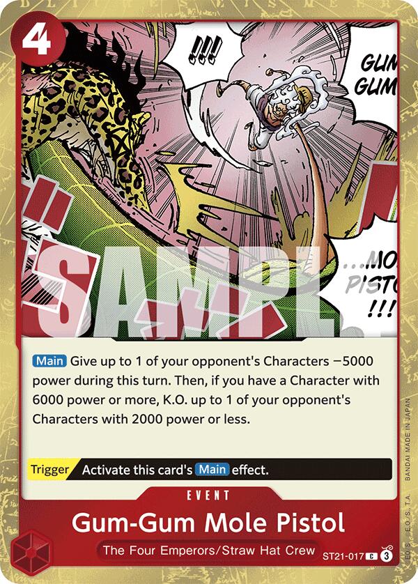 Gum-Gum Mole Pistol (ST21-017) - [Starter Deck EX: Gear 5] Foil