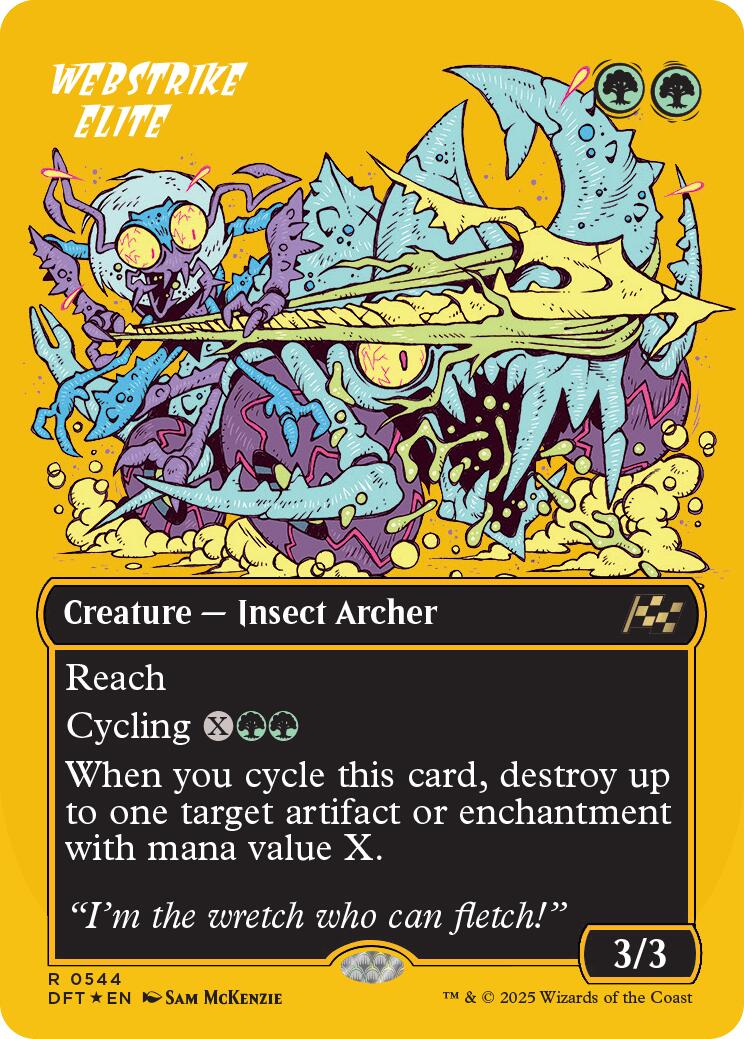 Webstrike Elite (Borderless) (First-Place Foil) [Aetherdrift] - Trinity Hobby
