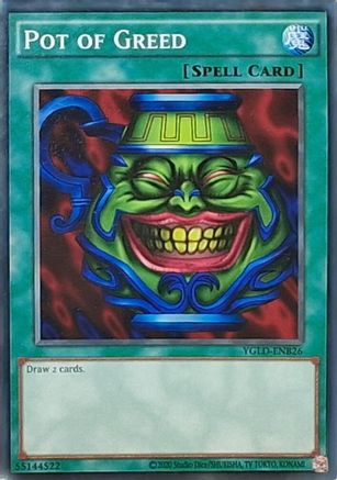 Pot of Greed (2020 Reprint) [YGLD-ENB26] Common - Trinity Hobby