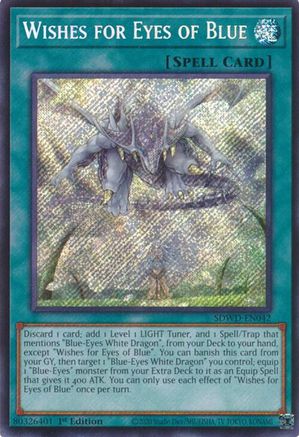 Wishes for Eyes of Blue (Secret Rare) [SDWD-EN042] Secret Rare - Trinity Hobby