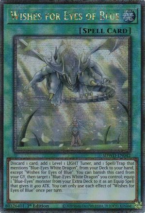 Wishes for Eyes of Blue (Quarter Century Secret Rare) [SDWD-EN042] Quarter Century Secret Rare - Trinity Hobby