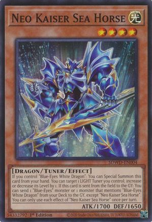 Neo Kaiser Sea Horse [SDWD-EN004] Super Rare - Trinity Hobby