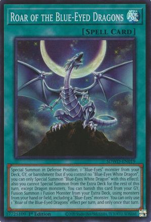 Roar of the Blue-Eyed Dragons [SDWD-EN019] Super Rare - Trinity Hobby