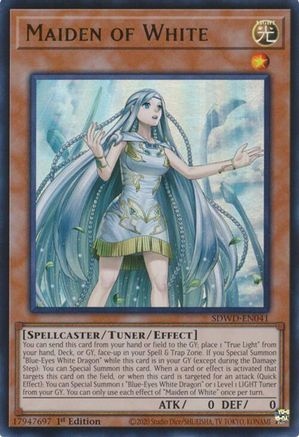Maiden of White [SDWD-EN041] Ultra Rare - Trinity Hobby