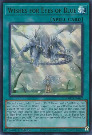 Wishes for Eyes of Blue [SDWD-EN042] Ultra Rare - Trinity Hobby