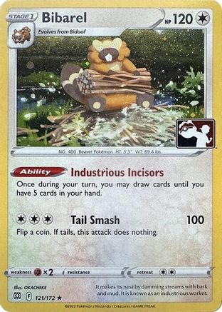 Bibarel (Cosmos Holo) - (121/172) Holofoil [Prize Pack Series Cards]