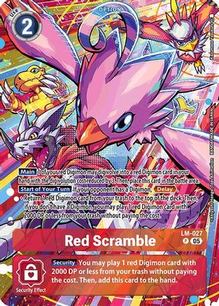 Red Scramble [LM-027] (Alternate Art) [Starter Deck: Hero of Hope] - Trinity Hobby
