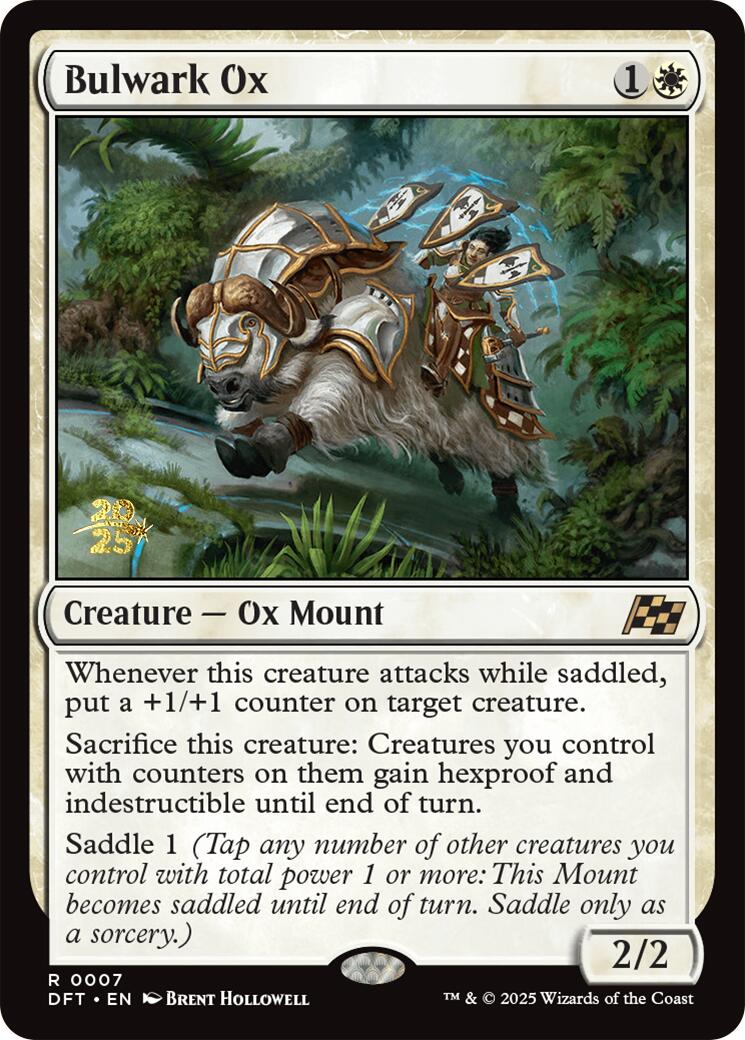 Bulwark Ox [Aetherdrift Prerelease Promos] - Trinity Hobby