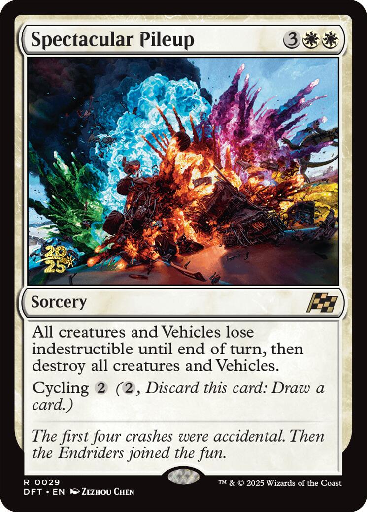 Spectacular Pileup [Aetherdrift Prerelease Promos] - Trinity Hobby