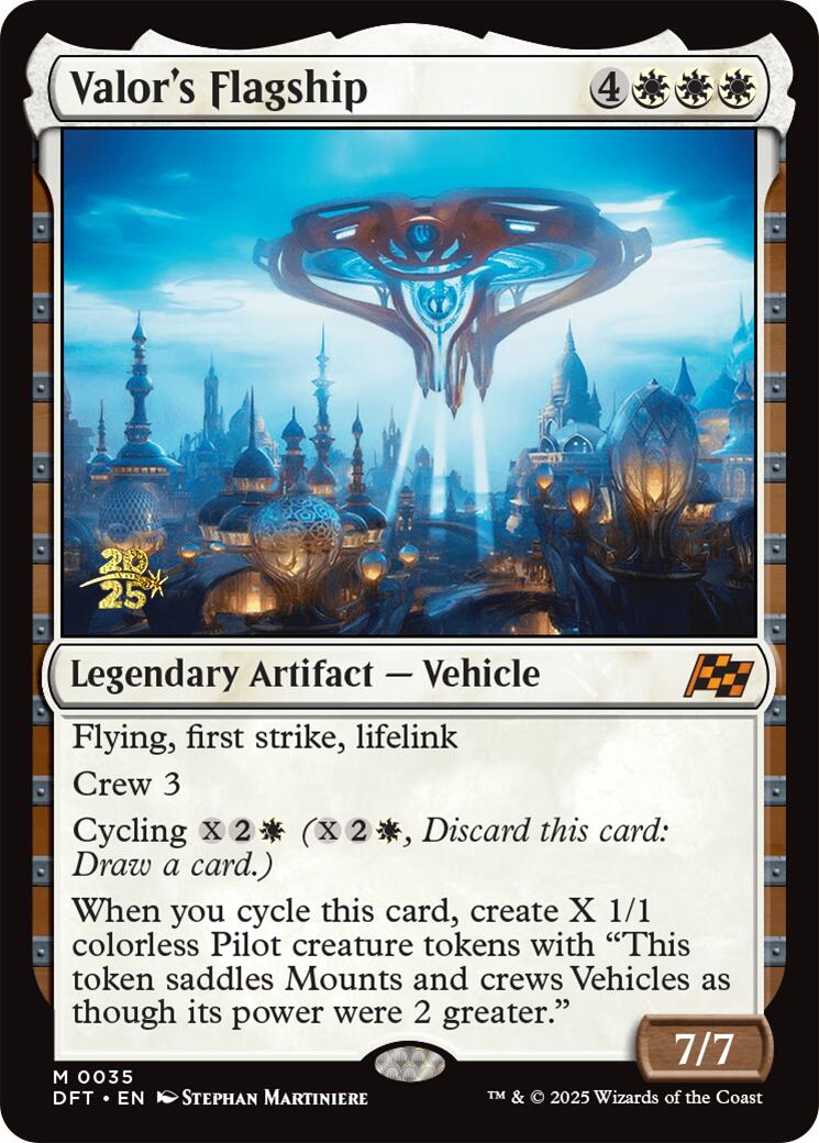 Valor's Flagship [Aetherdrift Prerelease Promos] - Trinity Hobby