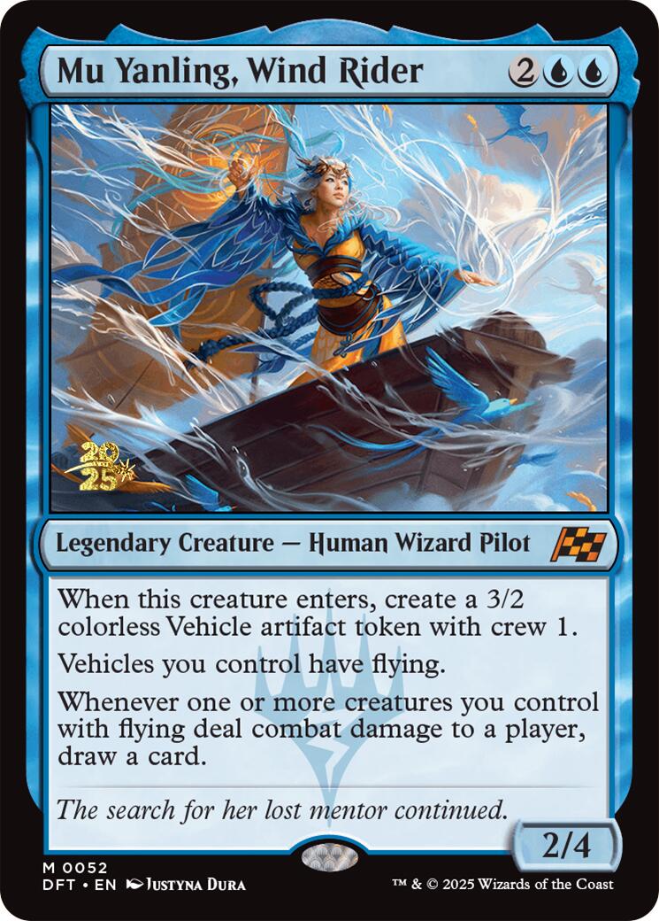 Mu Yanling, Wind Rider [Aetherdrift Prerelease Promos] - Trinity Hobby