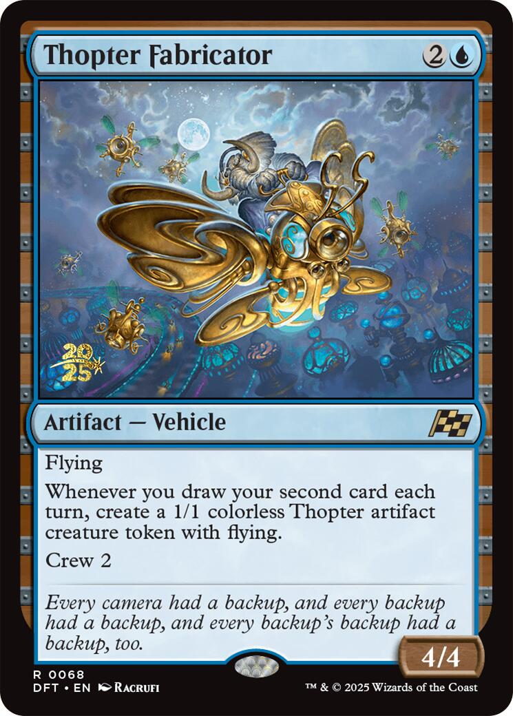 Thopter Fabricator [Aetherdrift Prerelease Promos] - Trinity Hobby