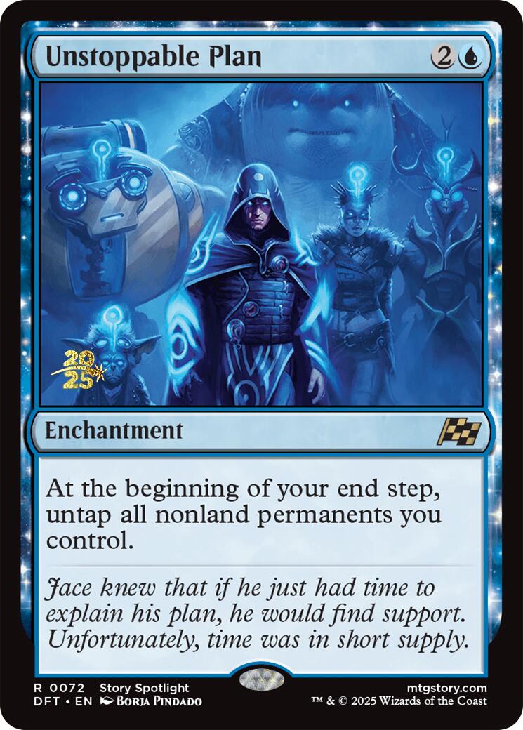 Unstoppable Plan [Aetherdrift Prerelease Promos] - Trinity Hobby