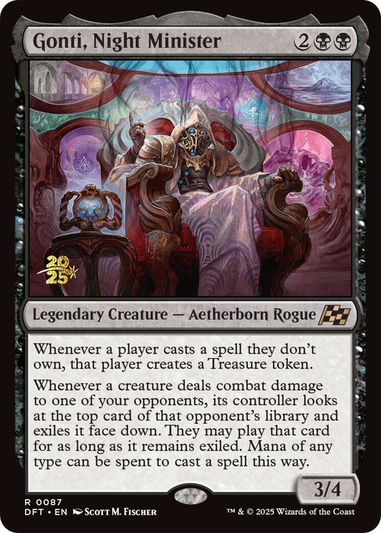 Gonti, Night Minister [Aetherdrift Prerelease Promos] - Trinity Hobby