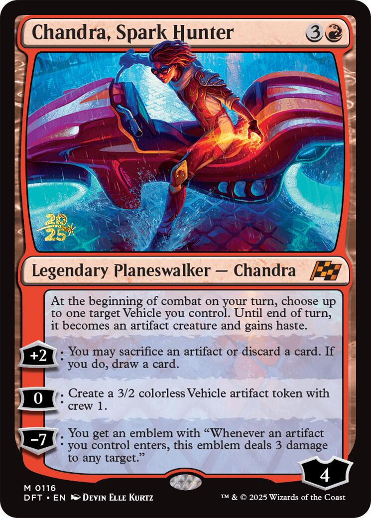Chandra, Spark Hunter [Aetherdrift Prerelease Promos] - Trinity Hobby