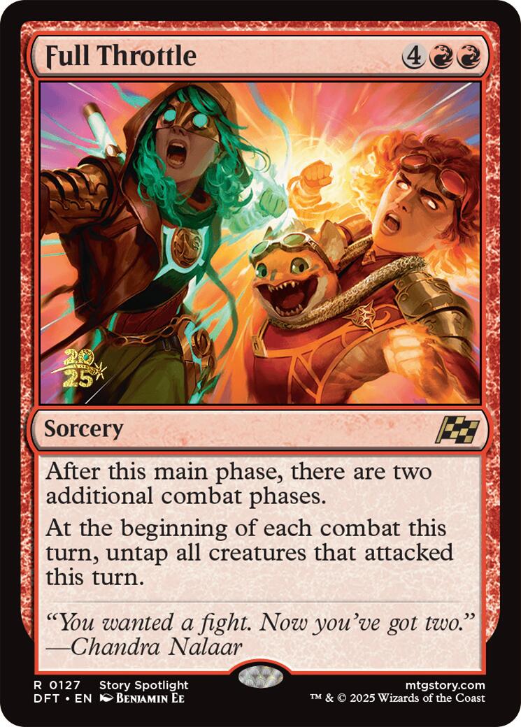 Full Throttle [Aetherdrift Prerelease Promos] - Trinity Hobby