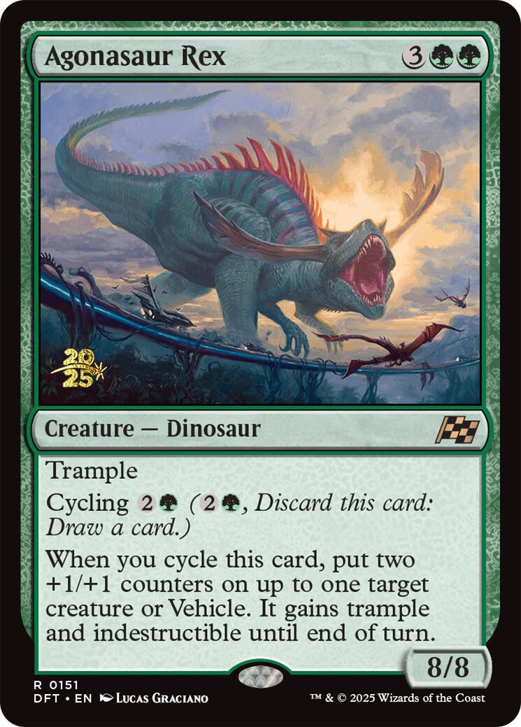 Agonasaur Rex [Aetherdrift Prerelease Promos] - Trinity Hobby
