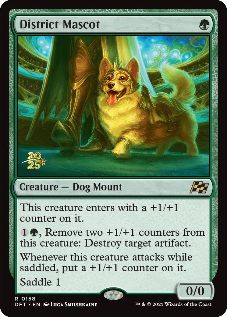 District Mascot [Aetherdrift Prerelease Promos] - Trinity Hobby